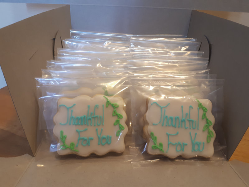 'Thankful for You' cookies
