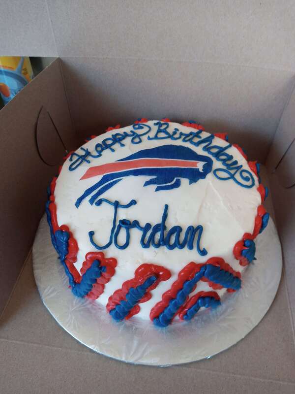 Buffalo Bills cake