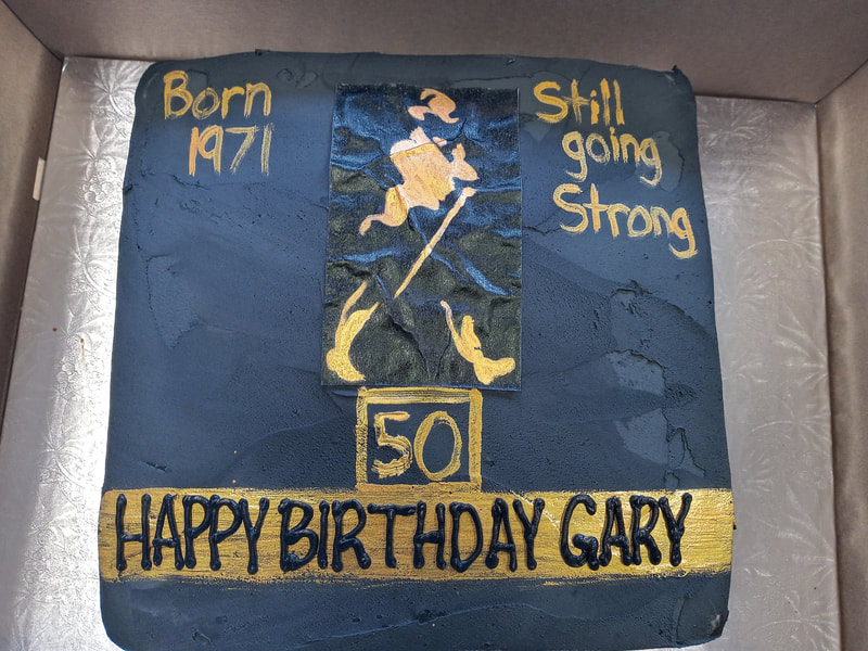 Jonny Walker 50th birthday cake