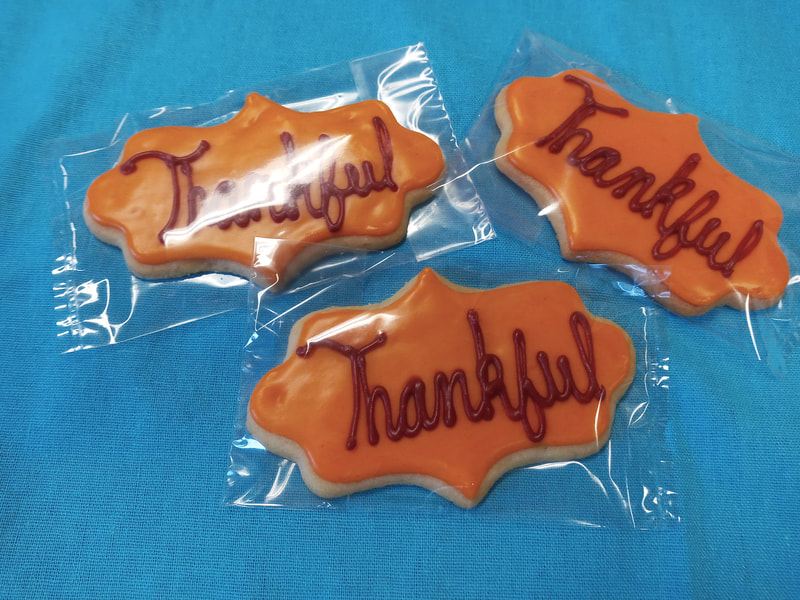 "Thankful" cookies