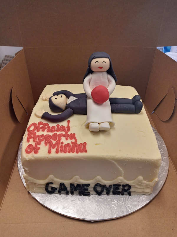Officially married cake