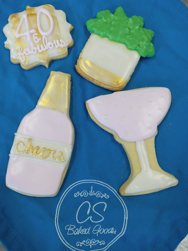 40th birthday cookies