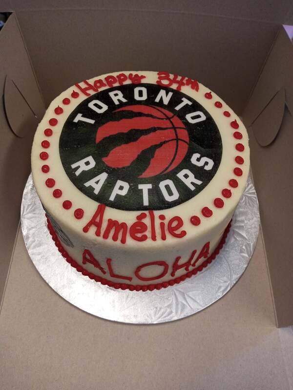 Toronto Raptors cake