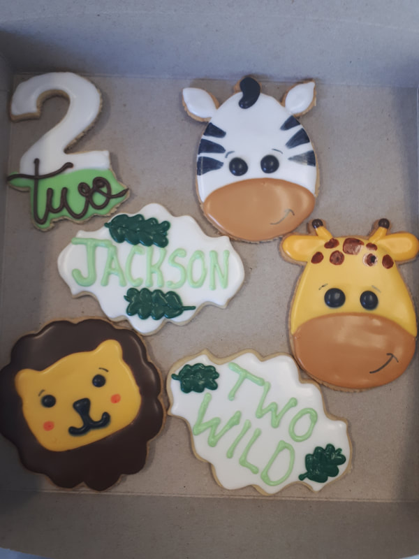 Zoo animal cookies