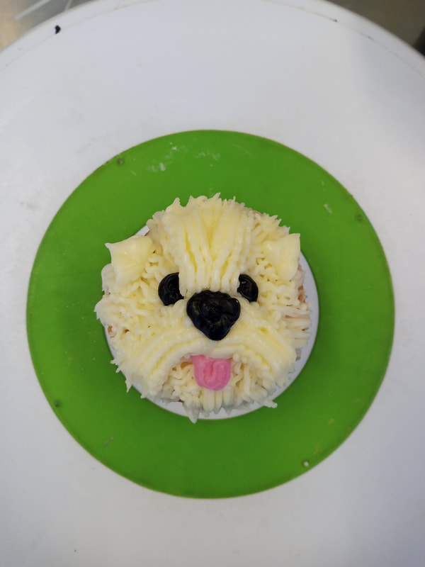 Dog cupcake