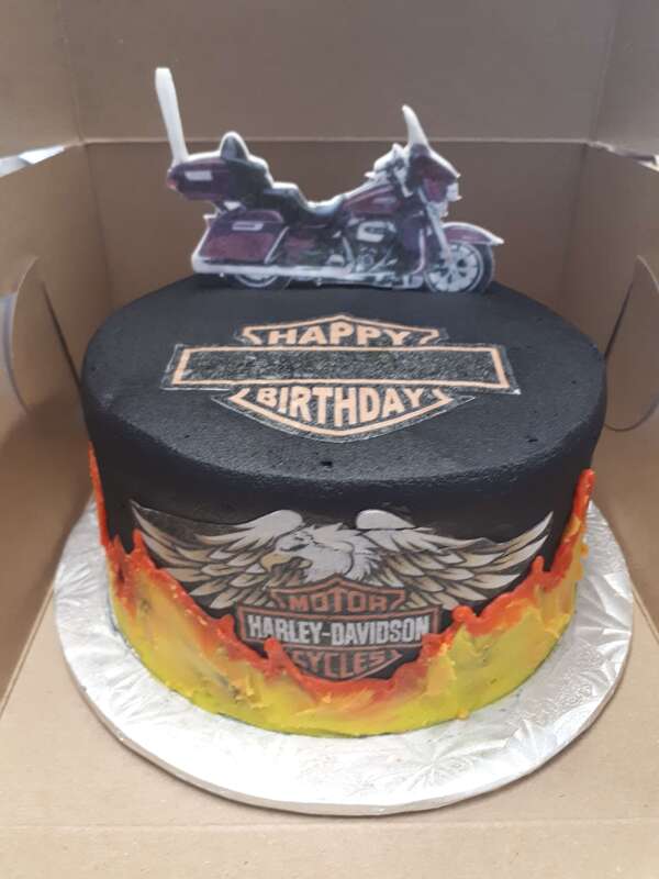 Harley-Davidson cake