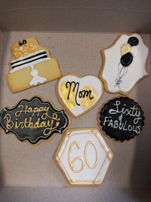 60th birthday cookies