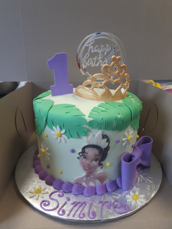 Princess Tiana cake