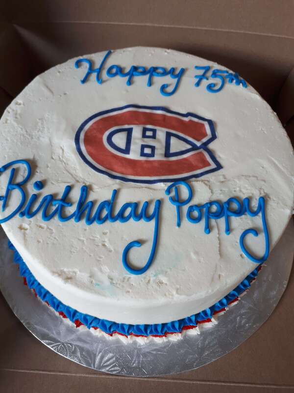 Montreal Canadians cake