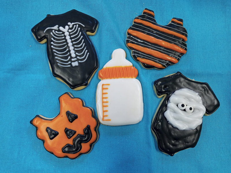 Halloween baby cookies